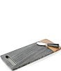 Color:Grey - Image 1 - Marble Handle Cheese Board with Knife