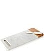 Color:White - Image 1 - Marble Handle Cheese Board with Knife