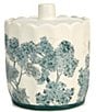 Southern Living Willa Collection Scalloped Ceramic Covered Jar - Image 1