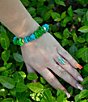Southern Living x Barse Saguaro Cactus Turquoise Statement Ring - Image 4