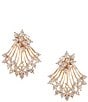 Southern Living x Borrowed & Blue Crystal Cluster Front Back Earrings - Image 1