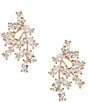 Southern Living x Borrowed & Blue Crystal Navette Stud Earrings - Image 1