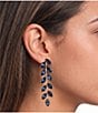 Southern Living x Borrowed & Blue Rhinestone Marquis Linear Earrings - Image 2