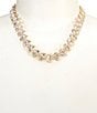 Southern Living x Borrowed & Blue Stone Leaf Collar Necklace - Image 1