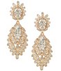 Southern Living x Borrowed & Blue Stone Statement Drop Earrings - Image 1