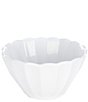 Color:White - Image 1 - Hollis Scallop Glazed Cereal Bowl