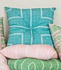 Color:Blue - Image 1 - x Nellie Howard Ossi Collection Indoor/Outdoor Dot Tufted Pillow