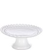 Color:White - Image 2 - x Nellie Howard Ossi Collection King White Footed Cake Plate