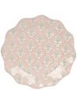 Color:Pink - Image 2 - x Nellie Howard Ossi Collection Pink Ruffle Accent Plate