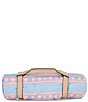 Color:Multi - Image 2 - x Nellie Howard Ossi Collection Quilted Block Print Reversible Picnic Blanket