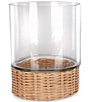 Color:Neutral - Image 2 - x Nellie Howard Ossi Collection Rattan Hurricane/ Vase