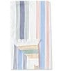 Color:White/Multi - Image 2 - x Nellie Howard Ossi Collection Striped & Fringed Pareo Beach Towel