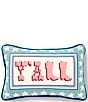 Southern Living Y'all Needlepoint Mini Pillow - Image 1