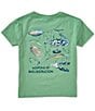 Southern Lure Big Boys 8-20 Short Sleeve Weapons of Bass Destruction-Seafoam T-Shirt, Color:Seafoam - Image 1