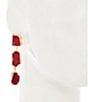 Southern Organic Stone Drop Linear Earrings - Image 2