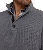 Southern Tide Bass Creek Heather Quarter Button Sweater Pullover - Image 3