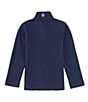 Color:Dress Blue - Image 2 - Big Boys 4-16 Long Sleeve Mclain 1/4 Zip Pullover