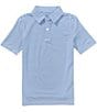 Southern Tide Big Boys Americana Driver Micro Stripe Performance Polo - Image 1