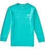 Southern Tide Boys Skipjack Cloud Beach Badge Long Sleeve T-Shirt - Image 2