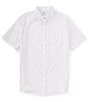 Color:Classic White - Image 1 - Brrr° Beach Voyager Short Sleeve Woven Shirt