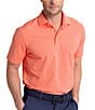 Southern Tide Brrr°®-eeze Heather Performance Stretch Short Sleeve Polo Shirt, Color:Heather Melon - Image 1