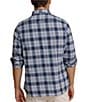 Southern Tide Brushed Twill Ashborough Plaid Long Sleeve Woven Shirt, Color:Heather Dress Blue - Image 2