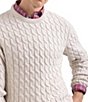 Southern Tide Cable Knit Crew Sweater - Image 4
