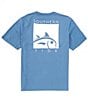 Color:Coronet Blue - Image 1 - Cropped Skipjack Box Short Sleeve T-Shirt
