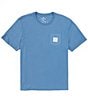 Color:Coronet Blue - Image 2 - Cropped Skipjack Box Short Sleeve T-Shirt