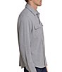 Southern Tide Heather Twill Knit Shacket - Image 3
