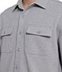 Southern Tide Heather Twill Knit Shacket - Image 4