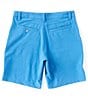 Color:Heather Atlantic Blue - Image 2 - Heathered T3 Flat-Front 9#double; Inseam Gulf Shorts