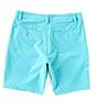 Color:Heather Tidal Wave - Image 2 - Heathered T3 Flat-Front 9#double; Inseam Gulf Shorts