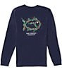 Southern Tide Holiday Skipjack Wreath Long Sleeve T-Shirt - Image 1