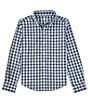 Southern Tide Little/Big Boys 4-16 Colleton Plaid Intercoastal Shirt, Color:Dress Blue - Image 1
