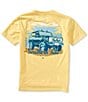 Southern Tide Little/Big Boys 4-16 Cruisin Crew Neck Short Sleeve Graphic T-Shirt, Color:Yellow - Image 1