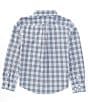 Southern Tide Little/Big Boys 4-16 Long Sleeve Haywood Plaid Intercoastal Sport Shirt, Color:Triumph Blue - Image 2