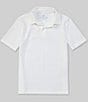 Color:Classic White - Image 1 - Little/Big Boys 4-16 Short-Sleeve Driver Performance Polo