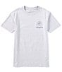 Color:Heather Platinum Grey - Image 2 - Little/Big Boys 4-16 Short Sleeve Shark Plank Graphic T-Shirt