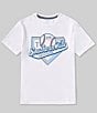 Color:Classic White - Image 1 - Little/Big Boys 4-16 Short Sleeve SkipJacks Front Graphic Performance T-Shirt