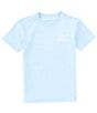 Color:Clearwater - Image 2 - Little/Big Boys 4-16 Short Sleeve Surf Style Graphic T-Shirt