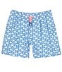 Color:Heather Clearwater Blue - Image 1 - Little/Big Boys 4-16 Skipping Jack Swim Trunks