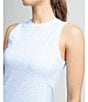 Color:Classic White - Image 5 - Lyllee Geometric Print Performance Dress