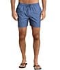 Southern Tide Make It Snappy Swim Trunks, Color:Light Indigo - Image 4