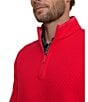 Southern Tide Oak Island Reversible Quarter-Zip Pullover, Color:Grenadine Red - Image 3
