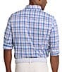 Southern Tide Performance Stretch Brrr° Intercoastal Charlesport Plaid Long Sleeve Woven Shirt, Color:Riviera Rose - Image 2