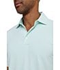 Southern Tide Performance Stretch Brrr°-eeze Meadowbrook Stripe Short Sleeve Polo Shirt, Color:Garden Grove - Image 4