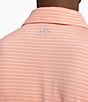 Color:Apricoat Blush Coral - Image 3 - Performance Stretch Driver Baywoods Stripe Short Sleeve Polo Shirt
