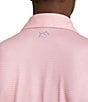 Color:Apricot Blush Coral - Image 3 - Performance Stretch Driver Getting Ziggy With It Short Sleeve Polo Shirt