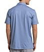 Color:Coronet Blue - Image 2 - Performance Stretch Driver Getting Ziggy With It Short Sleeve Polo Shirt